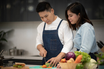 lifestyle for lovers and cooking at home