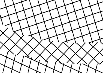 geometric square line pattern abstract background in black and white