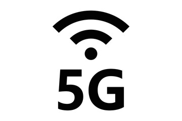 5g logo sign vector template