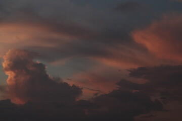 clouds at sunset