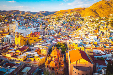 Obraz premium Magical Town Guanajuato in Mexico