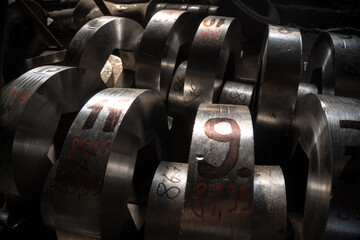 metal knives for crushing and recycling rubber