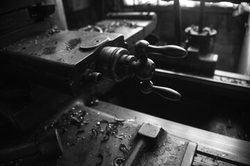 old lathe sharpen metal