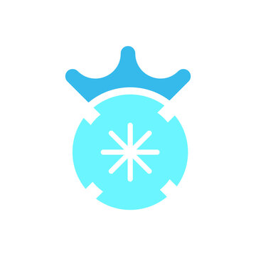 king logo vector image