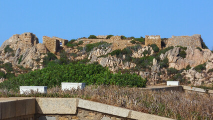 Viste panoramiche dall'isola di Caprera, Sardegna