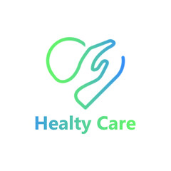 healthcare logo symbol template vector