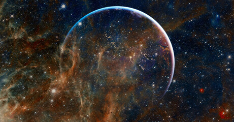 Universe nebula. Elements of this image furnished by NASA