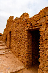 Passage in the El Meniaa's castle, El Golea oasis, Ghardaia Province, Algeria.