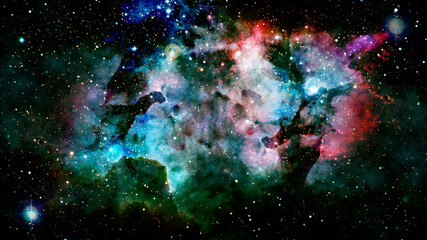 Extreme star cluster bursts into life. Elements of this image furnished by NASA