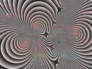 Silver pink abstract spiral background