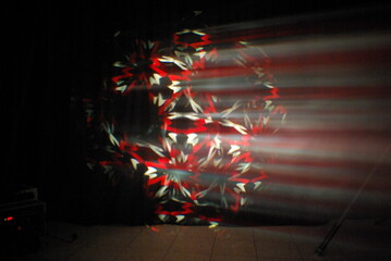 Licht eines Lichteffektes / Lichtmuster eines Effektscheinwerfer