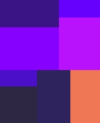 Obraz premium blue cyan green magenta neon trippy psychedelic geometric shapes abstract background