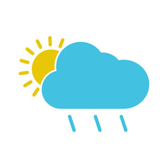 weather symbol icon vector design template