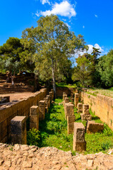 Fototapeta na wymiar Tipasa, a colonia in Roman province Mauretania Caesariensis, nowadays Algeria. UNESCO World Heritage Site