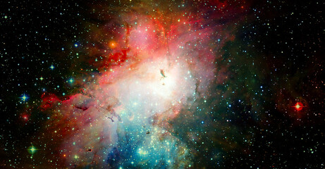 Infinite space background. This image elements furnished by NASA