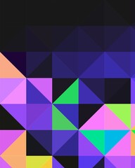 trippy psychedelic colorful neon geometric shapes abstract background