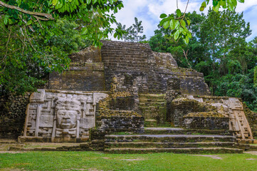 It's Maya temple in the rain forest