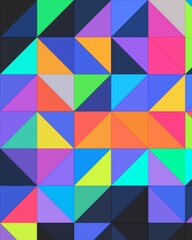 trippy psychedelic colorful neon geometric shapes abstract background