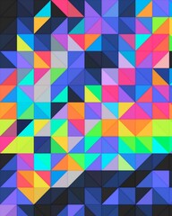 trippy psychedelic colorful neon geometric shapes abstract background