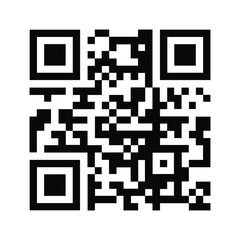 QR code sacn Icon. Mobile qrcode Symbol. Vector black and white illustration isolated on white background.