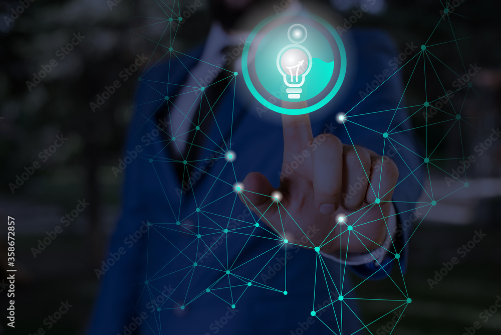 Aufkleber web search digital information futuristic technology network connection