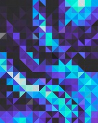 blue geometric shapes abstract background