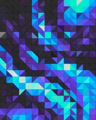 blue geometric shapes abstract background