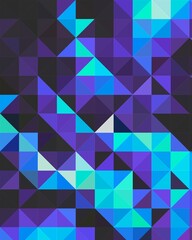 blue geometric shapes abstract background