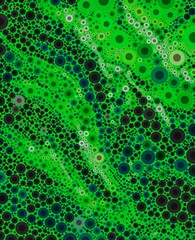 green colorful geometric shapes abstract background