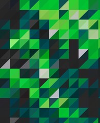 green colorful geometric shapes abstract background