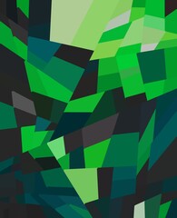 green colorful geometric shapes abstract background