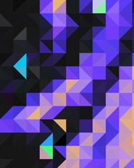 purple colorful geometric shapes abstract background
