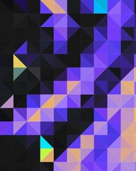 purple colorful geometric shapes abstract background