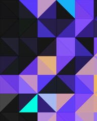 Fototapeta premium purple colorful geometric shapes abstract background