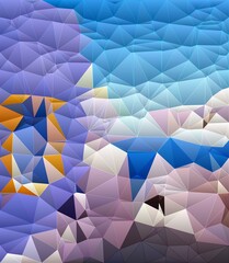 purple blue yellow colorful geometric shapes abstract background