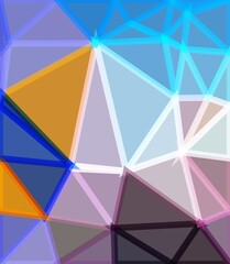 purple blue yellow colorful geometric shapes abstract background