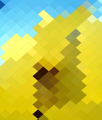 blue cyan yellow colorful geometric shapes abstract background