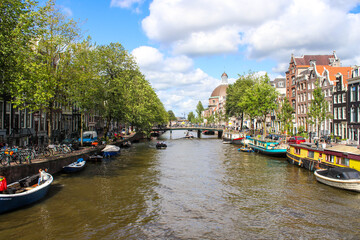 Obraz premium canal in amsterdam