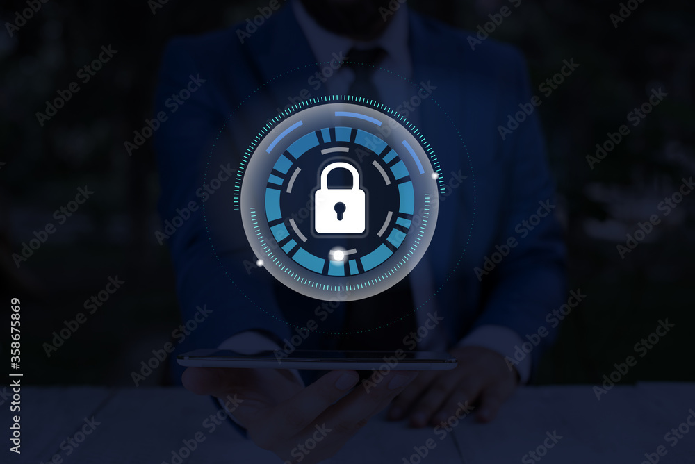 Poster graphics for web data information network security application system