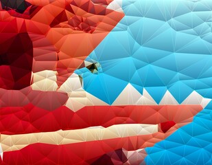 blue pink colorful geometric shapes abstract background