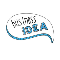 Bubble talk with the inscription business idea.
