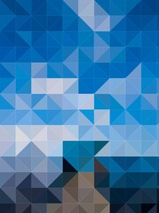 blue white colorful geometric shapes abstract background