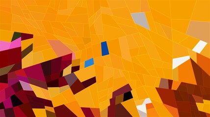 yellow magenta pink colorful geometric shapes abstract background