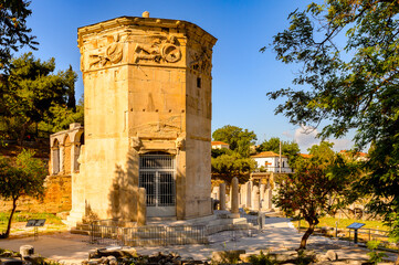 Fototapeta na wymiar It's Tower of the Winds, Agora, Greece