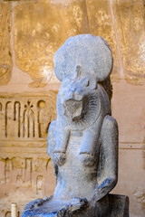 It's Statue at the Karnak temple, Luxor, Egypt (Ancient Thebes with its Necropolis).
