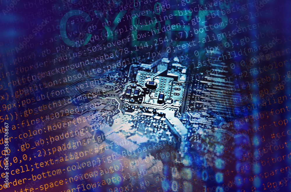 Poster program code on a monitor