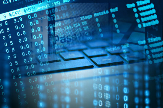 Web server data on a monitor