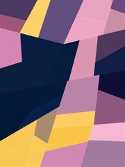 Fototapeta na wymiar pink blue yellow geometric shapes abstract background