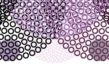 Light Purple, Pink vector pattern with spheres.
