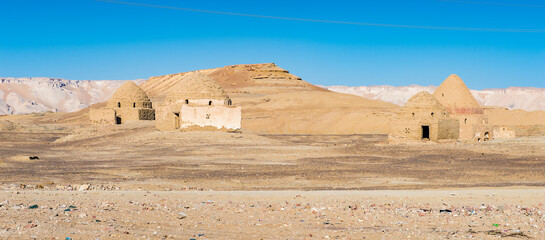 It's House near of Al Qasr, old village in Dakhla Desert, Egypt